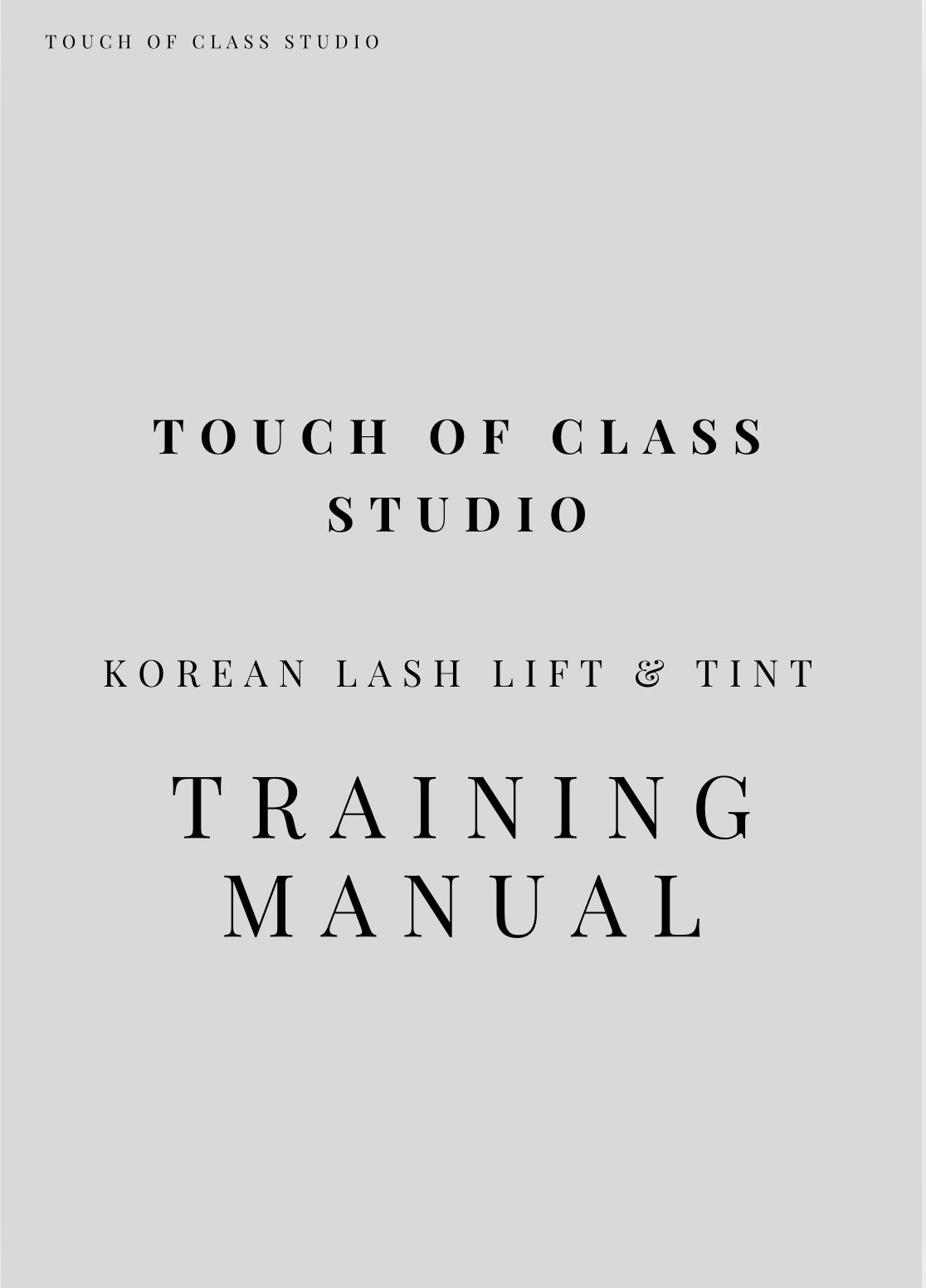 Korean Lash Lift & Tint inkludert starter-kit